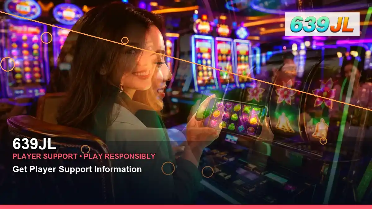 639JL adventure online slot games featuring an adult Filipina casino host with a layered collage composition